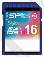 Silicon Power Superior SDHC UHS Class 1 Class 10 16GB