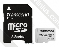 Transcend microSDXC 300S Class 10 U3 A1 V30 256GB + SD adapter (TS256GUSD300S-A)