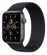 Apple Watch SE GPS 44mm Aluminum Case with Braided Solo Loop