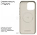 Magssory Eco Leather Case Ivory  iPhone 16 Pro Max CLT029i