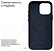 Magssory Eco Leather Case Blue  iPhone 16 Pro Max CLT029b