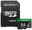ADATA SPEED PLUS microSDXC 64GB UD64GUI3V30A2SP-RA1 (с адаптером)