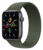 Apple Watch SE GPS 44mm Aluminum Case with Braided Solo Loop