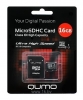 Qumo microSDHC class 10 UHS-I U1 16GB + SD adapter