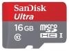 Sandisk Ultra microSDHC Class 10 UHS-I 80MB/s 16GB + SD adapter